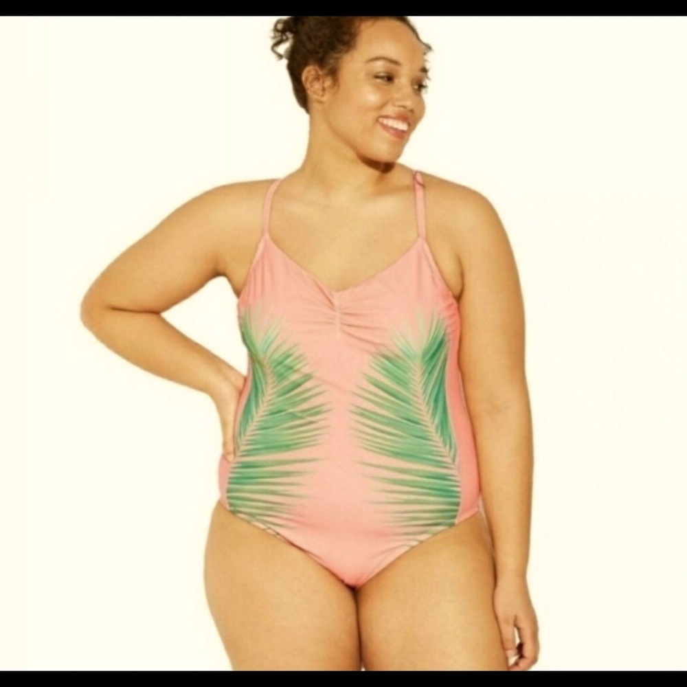 Xhilaralation One Piece Swimsuit Plus Size 18W